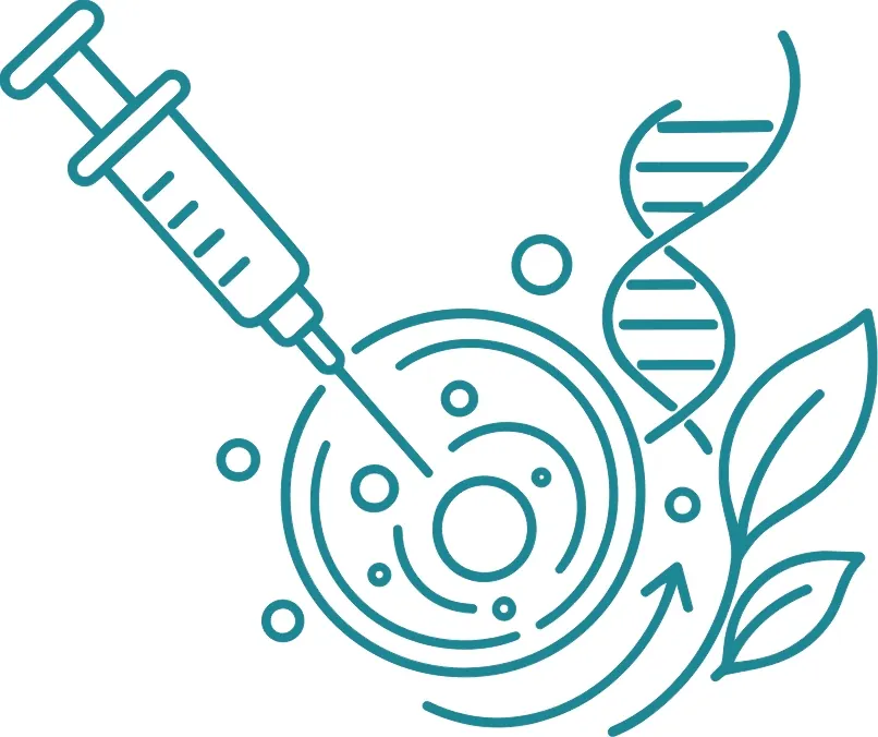 Ilustración de medicina regenerativa